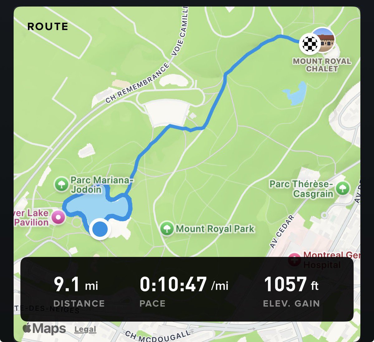 TrailLog's tweet photo. Fall run @ #montroyal park on 06/10/2025

#Montreal #run https://t.co/ryEWP6p9qx