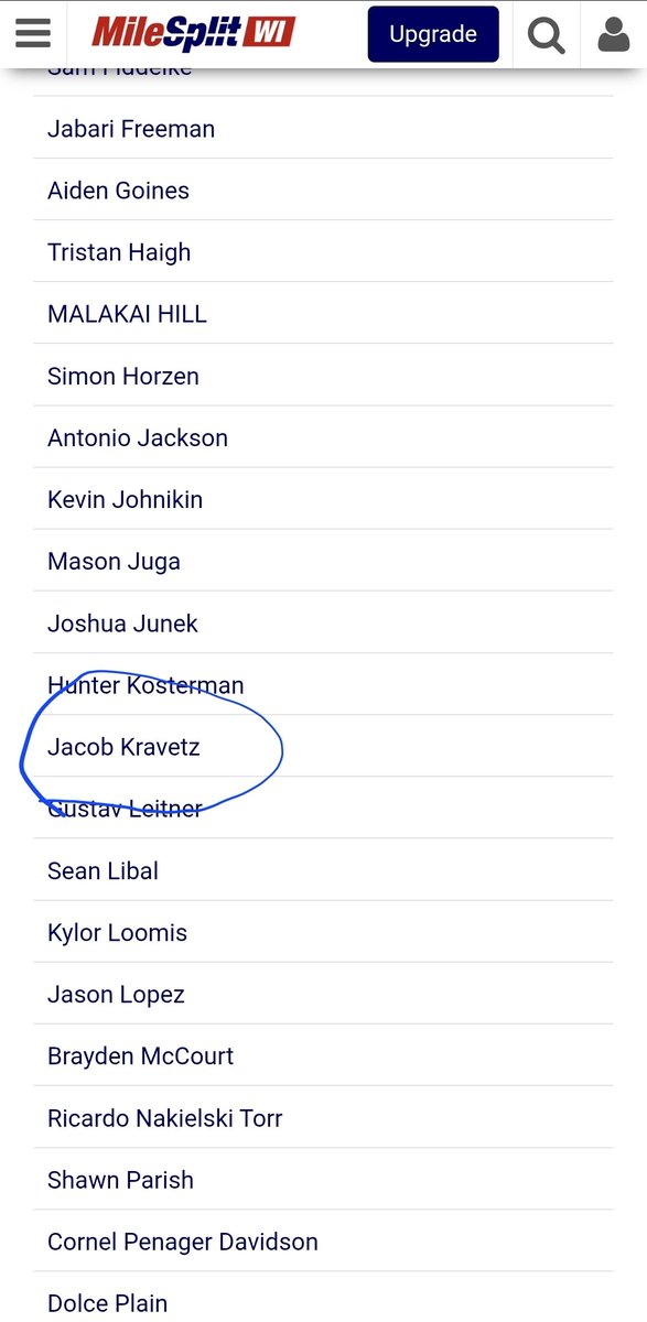 Honored to be mentioned in an article by milesplit on my track performances!!!