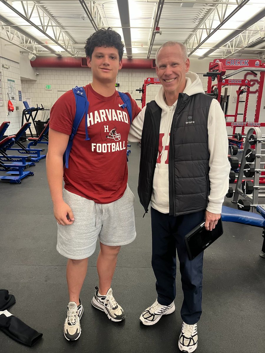 ReeveThoma75775's tweet photo. Appreciate Coach @Coach_Joel_Lamb for stopping by today. Look forward to staying in touch!
#gocrim
@HarvardFootball @CoachJacobsD @BrandonHuffman @GregBiggins @247recruiting @CCNextLevelFB https://t.co/HoBANcXtbP