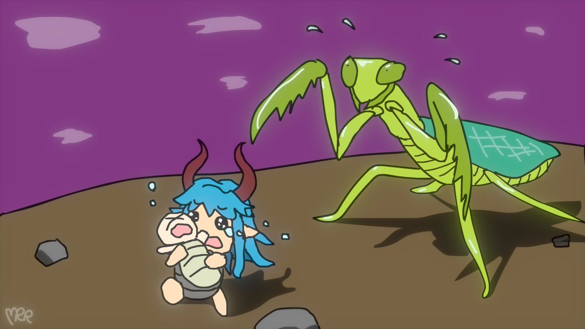 虫パントラちゃん物語 その1 かまきり 