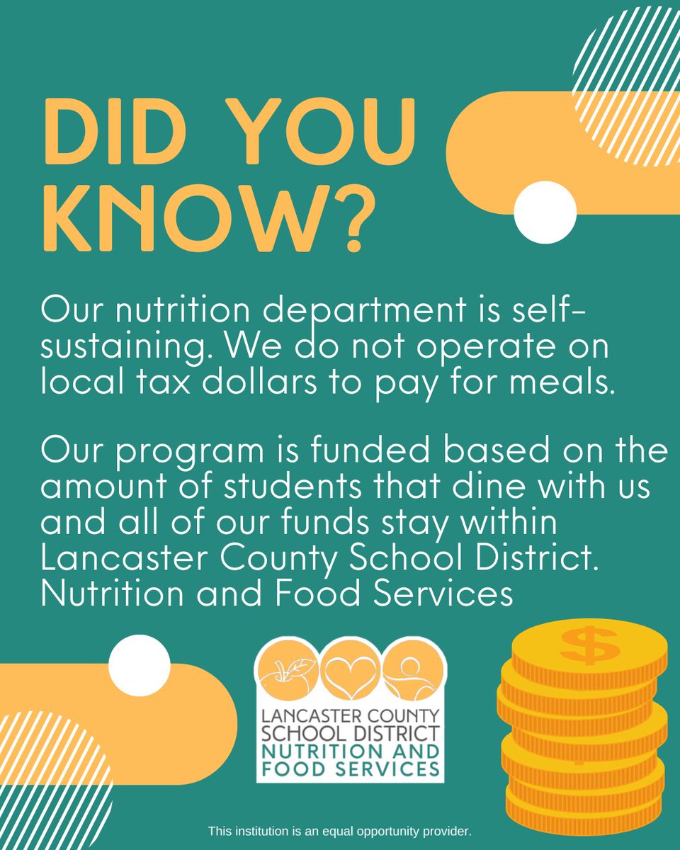 Every bite helps! 🍕🍏 Our program runs on student participation, not local tax dollars. 💵🚫

<a href="/LancasterCSD_SC/">Lancaster County School District</a> #LancasterSC #LancasterSouthCarolina #Lancaster #SCschools #LancasterCounty
