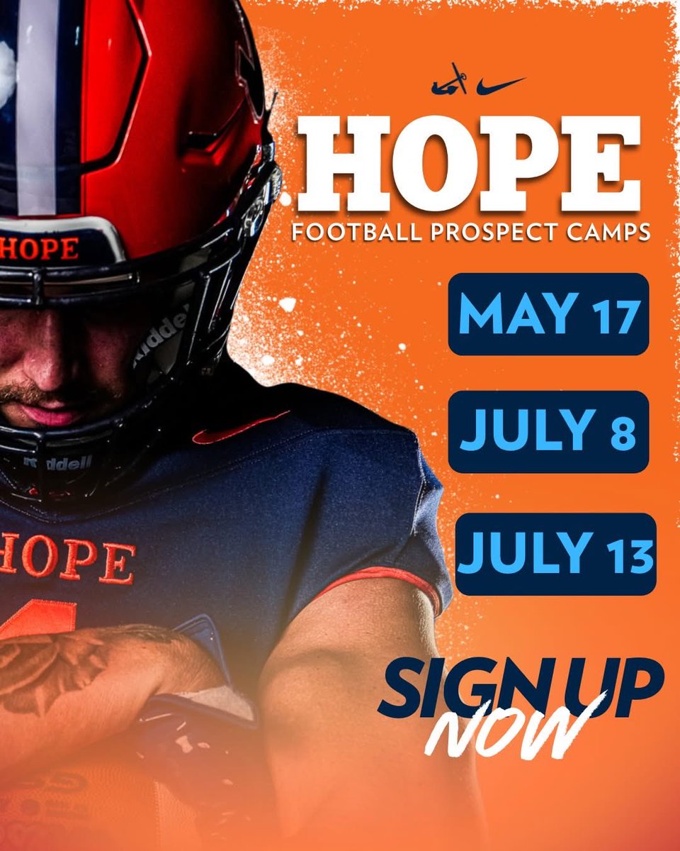 Hope College Football tweet media