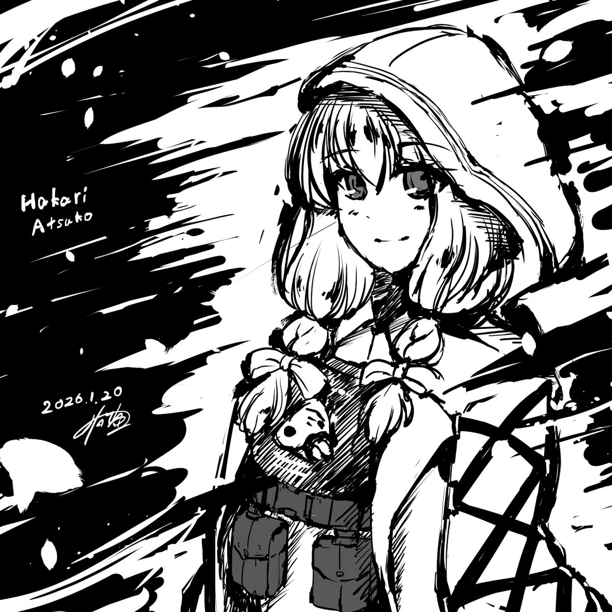 日課ワンドロ9 ブルアカの秤アツコ
すみません寝落ちた 誕生日おめでとうございました 