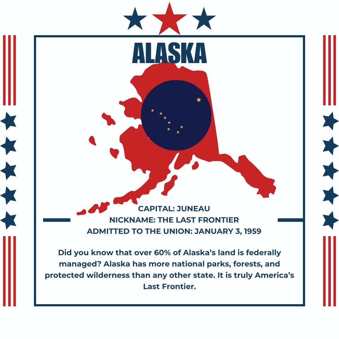 GlobalExternal's tweet image. #50States50facts #Alaska #America250