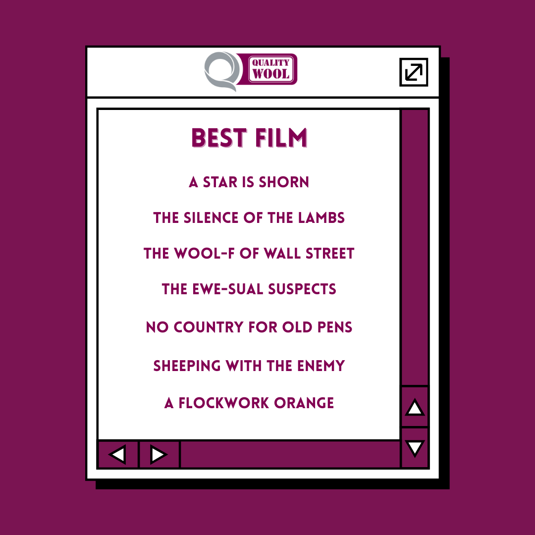 QualityWool's tweet image. WE KNOW what you're thinking - ''the cheeky sods are wheeling out the sheep-puns yet again, only this time they’re absolutely stretching to find a flimsy link to the 2026 Oscar nominations dropping tomorrow.”

And you'd be exactly right. Here's our picks 👇

#AcademyAwards