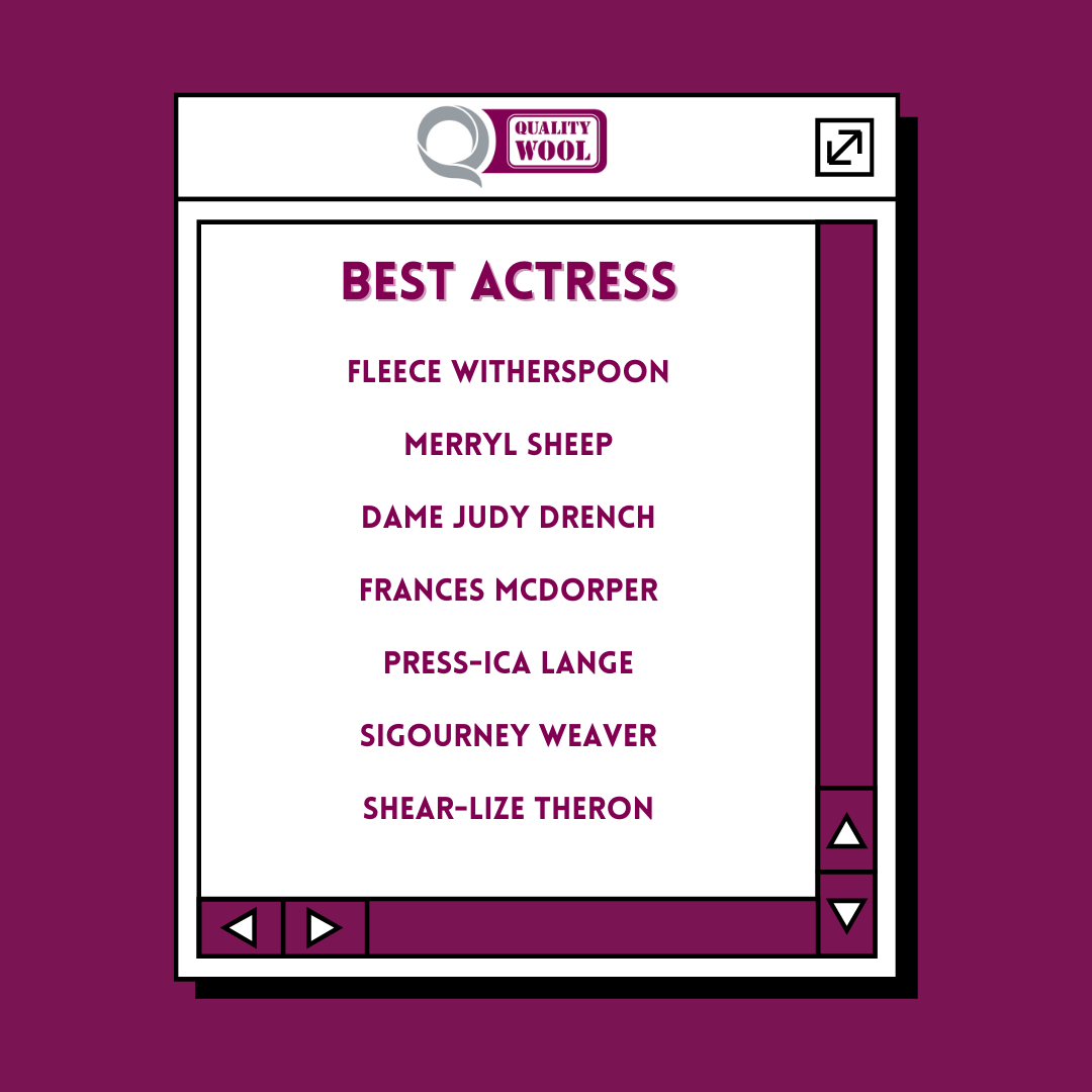 QualityWool's tweet image. WE KNOW what you're thinking - ''the cheeky sods are wheeling out the sheep-puns yet again, only this time they’re absolutely stretching to find a flimsy link to the 2026 Oscar nominations dropping tomorrow.”

And you'd be exactly right. Here's our picks 👇

#AcademyAwards