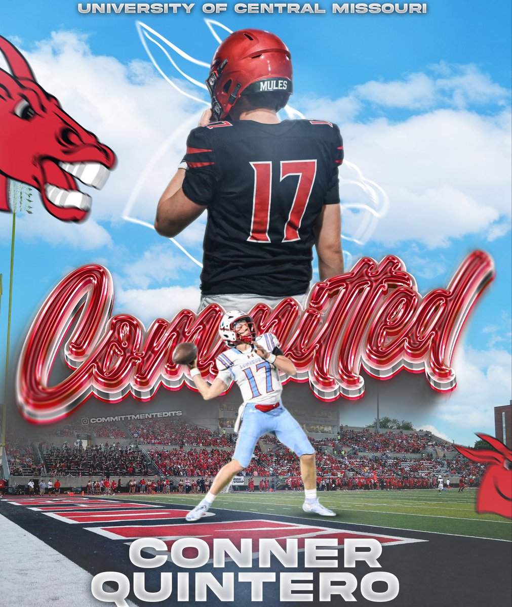 ConnerQB_2's tweet image. Blessed to be able to call Warrensburg, HOME 🏡 @UCMFootballTeam 
#Committed #teamUCM 

 @H_HAWK @JoshLamberson

@TxConderCoach