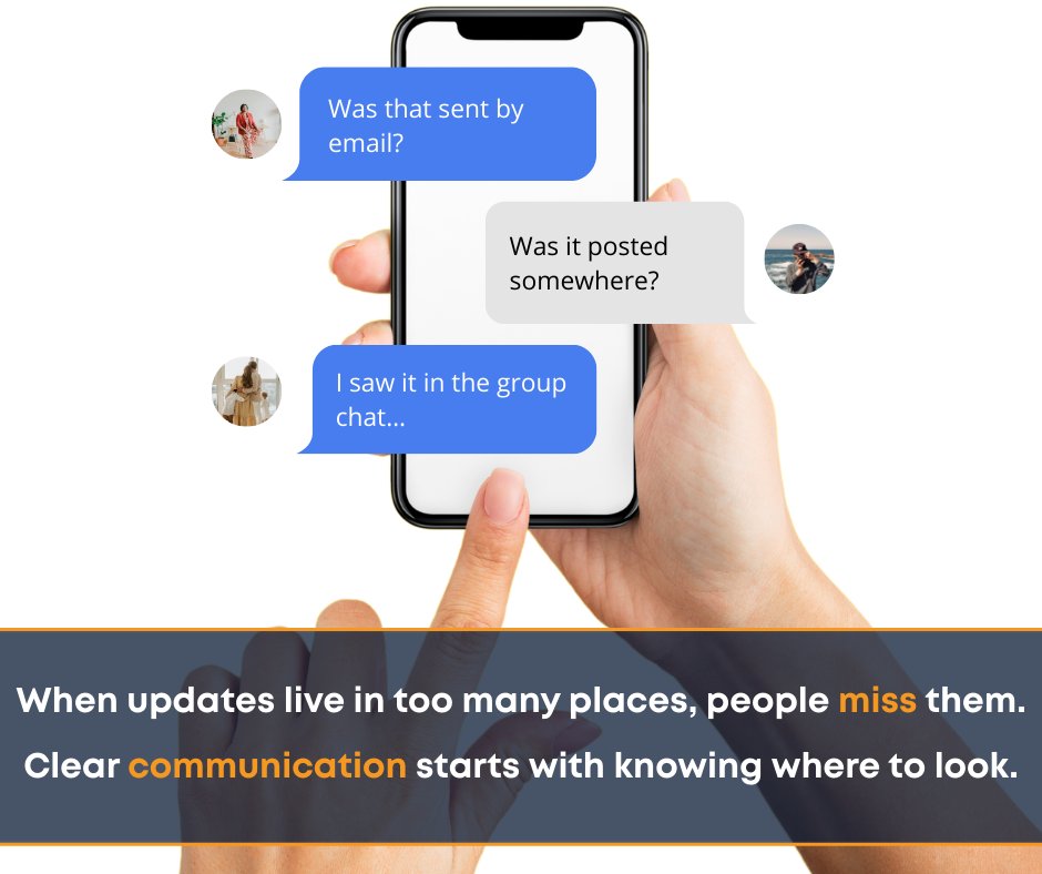 Was it emailed?
In the group chat?
Posted somewhere?
Too many places = missed updates.

Keeping everything in one place makes communication clearer.

#YouthSports #SportsAdmin #RAMPInteractive