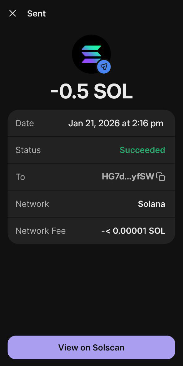 ComfyCryptoBro's tweet image. 5 $SOL giveaway — 10 winners 🎁

- follow
- like + RT (this + pinned)
- drop your SOL address

winners via @grok in 12h
RT = higher chance 👀

#Solana #SOL #Crypto #Giveaway #Airdrop
