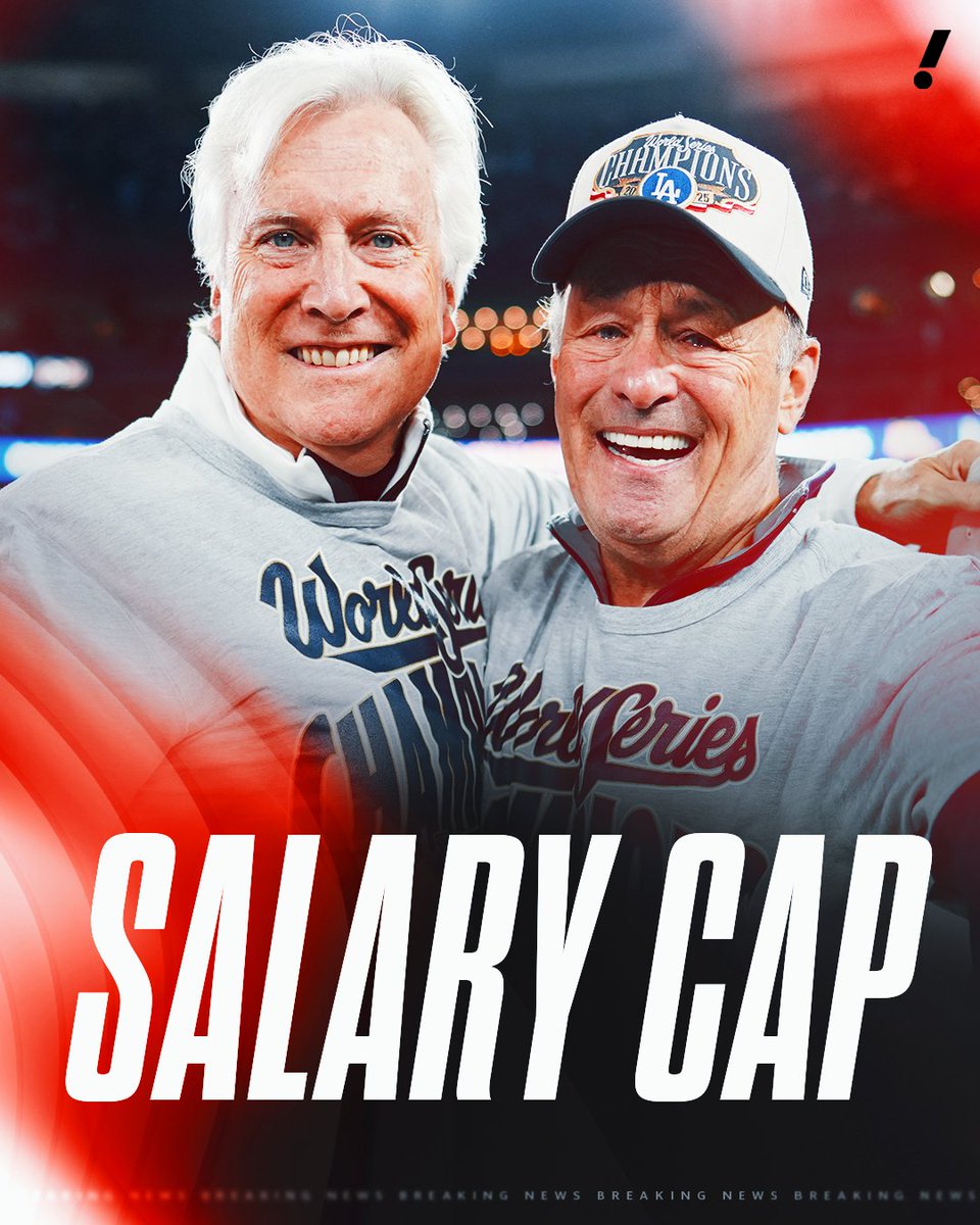 YahooSports's tweet image. It's “a 100 percent certainty” that MLB owners will push for a salary cap following Kyle Tucker’s agreement with the Dodgers, per @EvanDrellich.