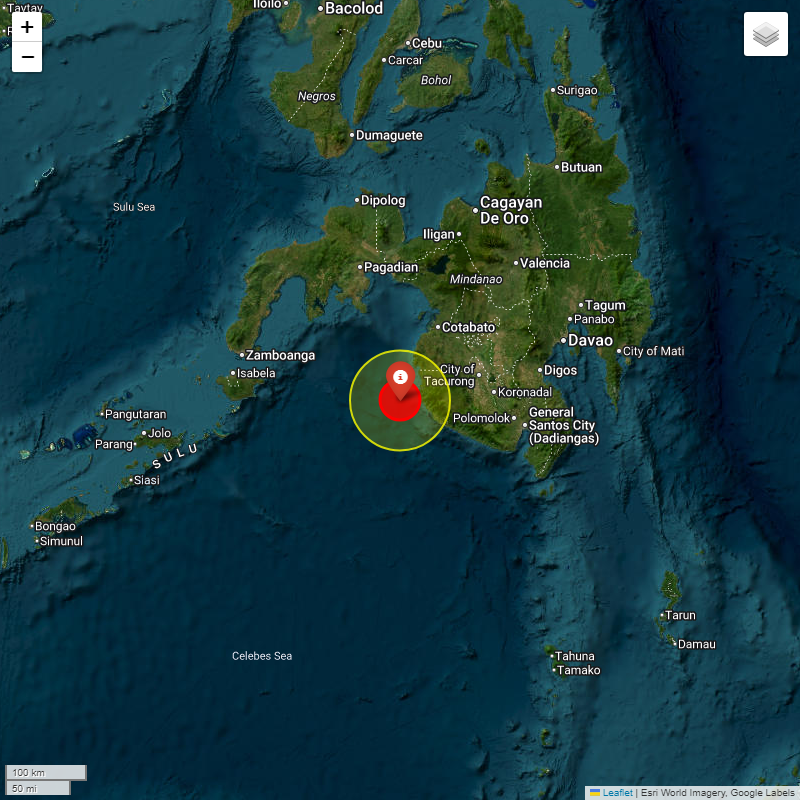 IIGEAac's tweet image. #IIGEA #SIMMSA #SISMO #EARTHQUAKE
MAGNITUDE: 5.1Mw
#MORO #GULF #MINDANAO #PHILIPPINES
2026-01-20, 23:25:18.05 UTC
LAT: 6.409° LON: 123.816°
DEPTH: -10.0km
iigea.org/monitor