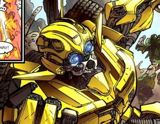 fraiselette's tweet image. Not bumblebee being the one who looks the best in the Bayverse comics