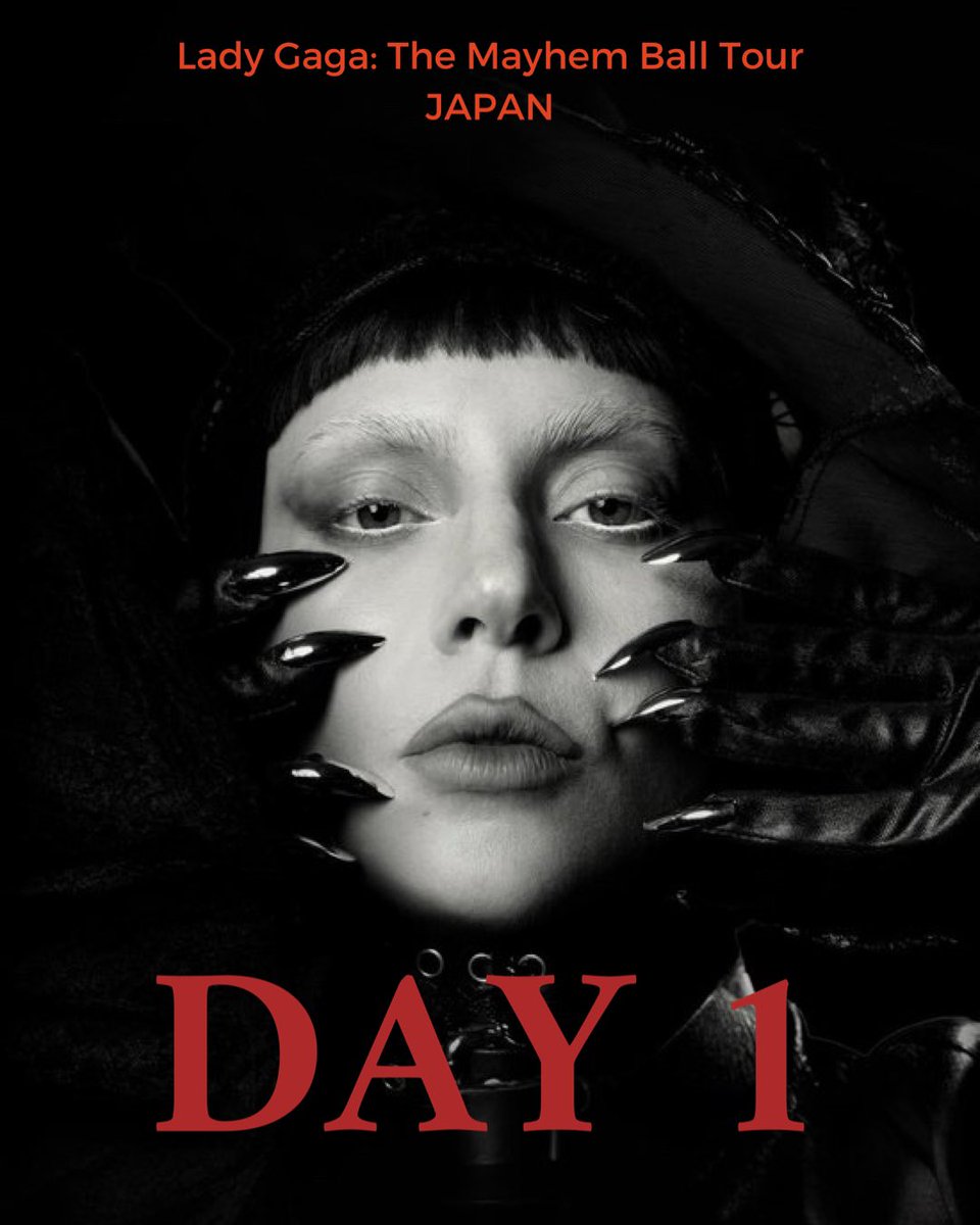 ✨🎤✨🔥✨━━━━
  ❤️ 🇯🇵 𝐖𝐄𝐋𝐂𝐎𝐌𝐄 𝐓𝐎 𝐉𝐀𝐏𝐀𝐍🇯🇵❤️
      「Lady Gaga: The MAYHEM Ball」
                  ジャパンツアー開幕！                                
                                   ━━━━✨🔥✨🎤✨
全世界を魅了してきた圧巻のステージが、
