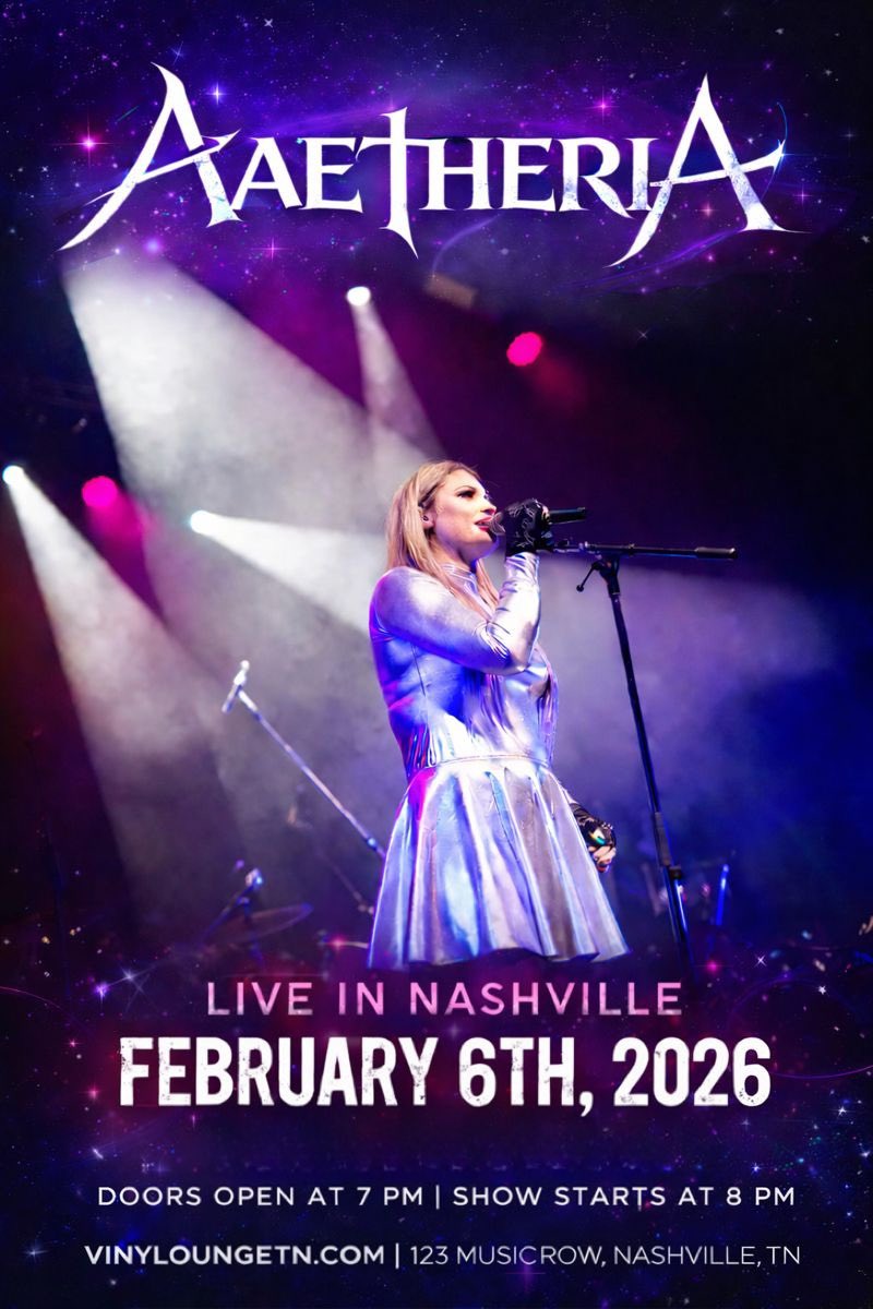 Aaetheriamusic's tweet photo. First show announcement of the year‼️ see all u Aaetherians 👽 February 6th in Nashville 🛸 We’ll have some merch with us and also will be dropping a new song TBD… #aaetheria #aaetheriaband #nashville #metal #tour https://t.co/CQKgiP7AVz
