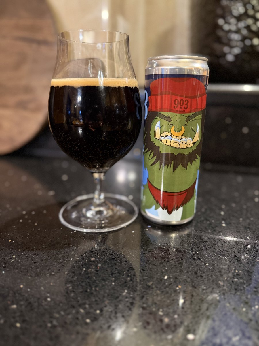 pejacoby's tweet image. It’s #coldAF and the streets are still patrolled by ogres. For a near fascimile we present:

 @903Brewers Winter Wonderland Ogre #stout - it’s much nicer

Complex, full-bodied chocolate, dark sugar, vanilla, roasted malt, and a boozy bittersweet ending

#itsAlwaysStoutSeason