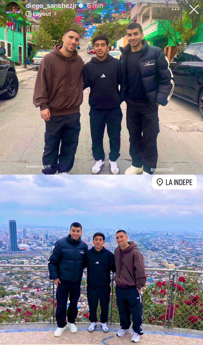 DinastiaTigre's tweet photo. El ‘Chicha’ Sánchez llevó de paseo a Gorriarán y a Ángel Correa a su barrio, en la Colonia Independencia 😎

#DinastíaTigre #Tigres #LigaMx https://t.co/VKmjs62fV0