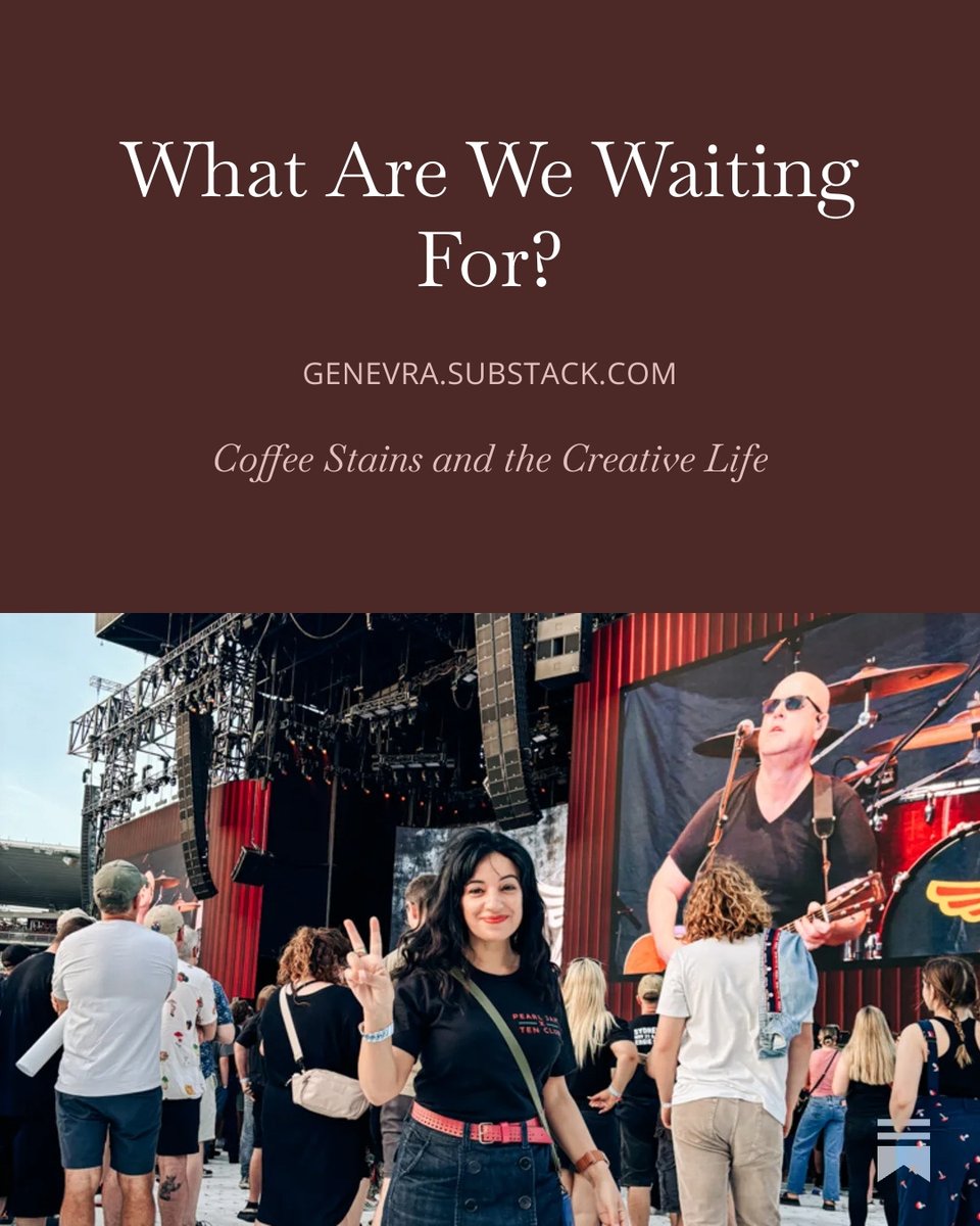 iamgenevra's tweet photo. The last 18 months went to my novel capacity-wise. Biggest rewrite yet, I guess. A lot of trusting the process. It seems my 2026 mantra is: What are you waiting for? New Substack post - 
https://t.co/BB4oa11YbB https://t.co/ygSjhC807H