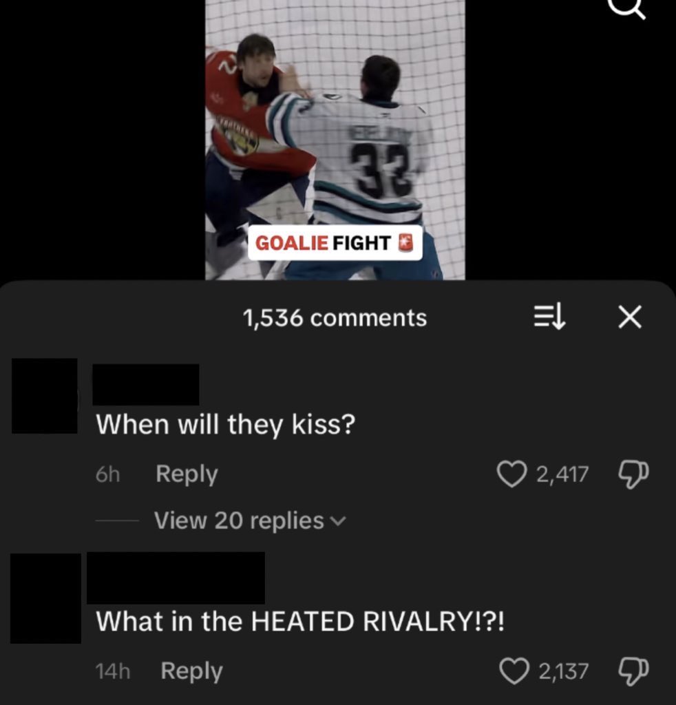 Willy4Hart's tweet image. Heated Rivalry fans are out of control, this shit is so weird dude