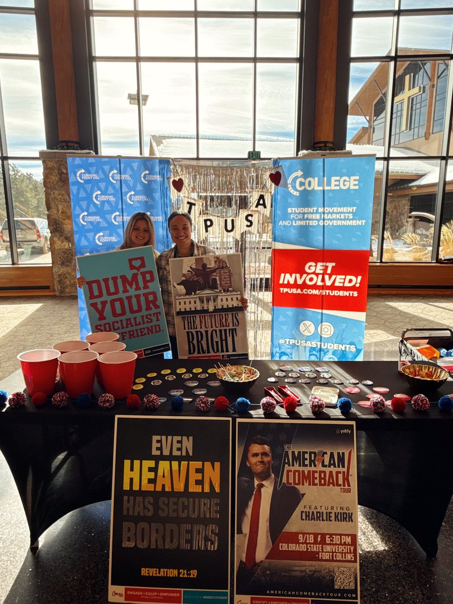 vlynstam's tweet image. WELCOME BACK @TPUSA STUDENTS🇺🇸💫📚

Spring semester is here and we are so grateful to be back on campus!

Our @tpusastudents are not going anywhere. Actually…we’re just warming up🔥

#joinatpusachapter
#getinvolved