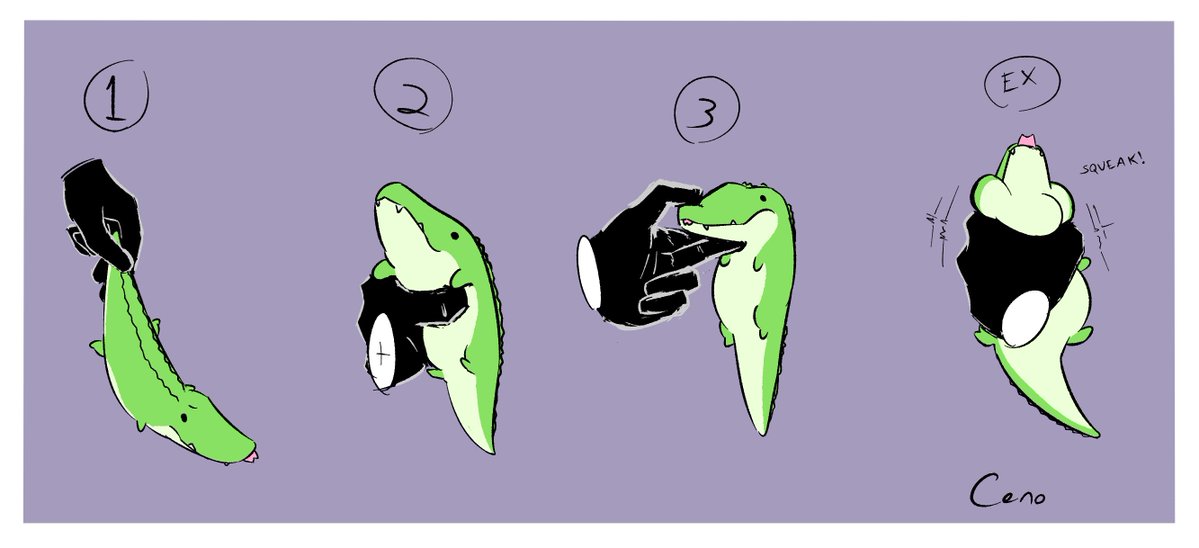 CenoCrocodile's tweet image. You can pick me up how you want I'll bounce back 🐊