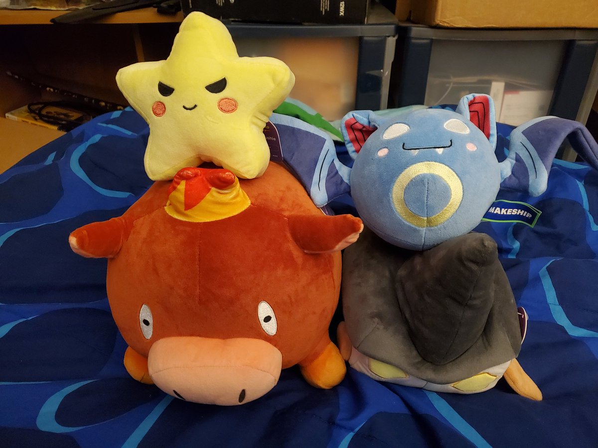 New plushies from the <a href="/Makeship/">Makeship</a> drop for TCG Card Shop Simulator! Totally don't have over 250 hours in that game....
