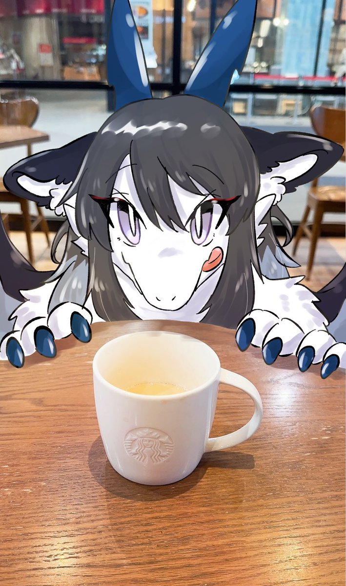 Ratadora_potato's tweet image. #らたドラ旅
美味しい？☕️