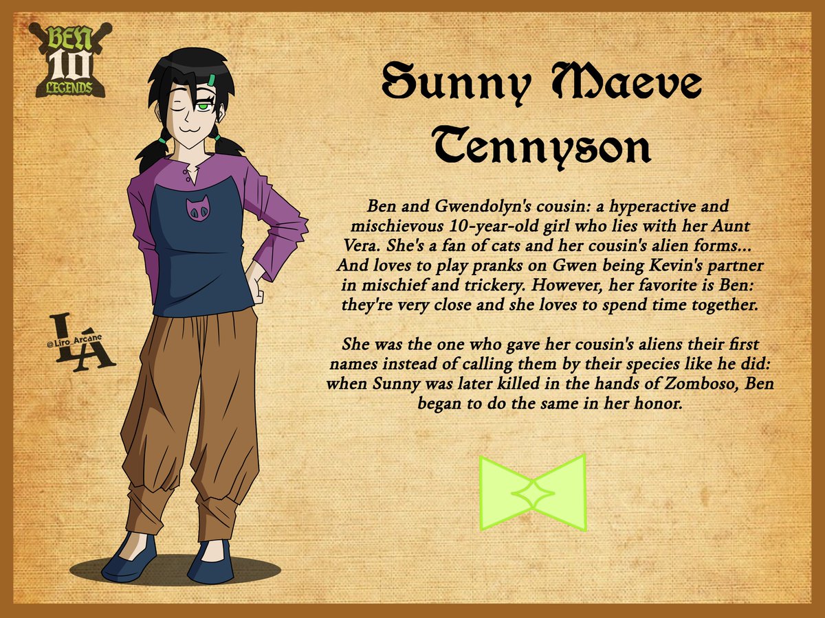 Un diablillo con hiperactividad y carisma. La pequeña prima de Ben y Gwen!

-----

A little gremlin with energy and charisma. Ben and Gwen's little cousin!

🇪🇸/🇺🇲

#arcanematrix #ben10au #ben10legends