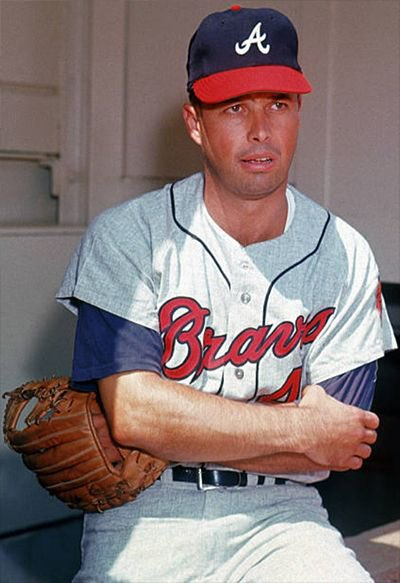 Eddie Mathews is the only player to play for all 3 Braves teams in Boston, Milwaukee and Atlanta.
