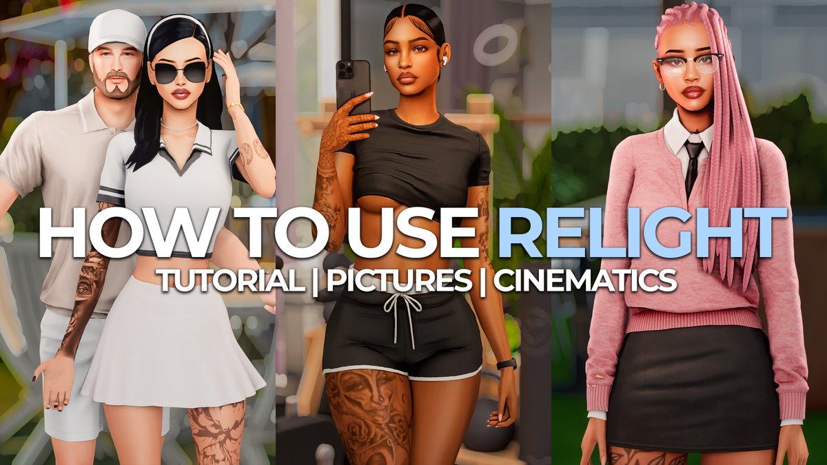 NEUSIMS_'s tweet image. My Cinematic/Photo/Relight Tutorial is OUT NOW on YouTube #TheSims4 

youtube.com/watch?v=rW-tG3…