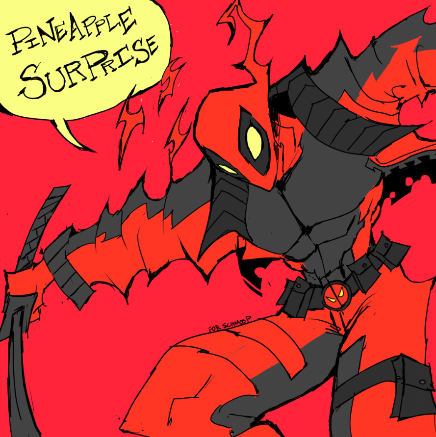 GENCZILLA's tweet image. Deadpool Sketch