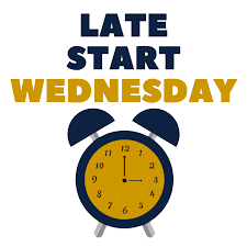 Don't forget tomorrow is a Late Start Wednesday!