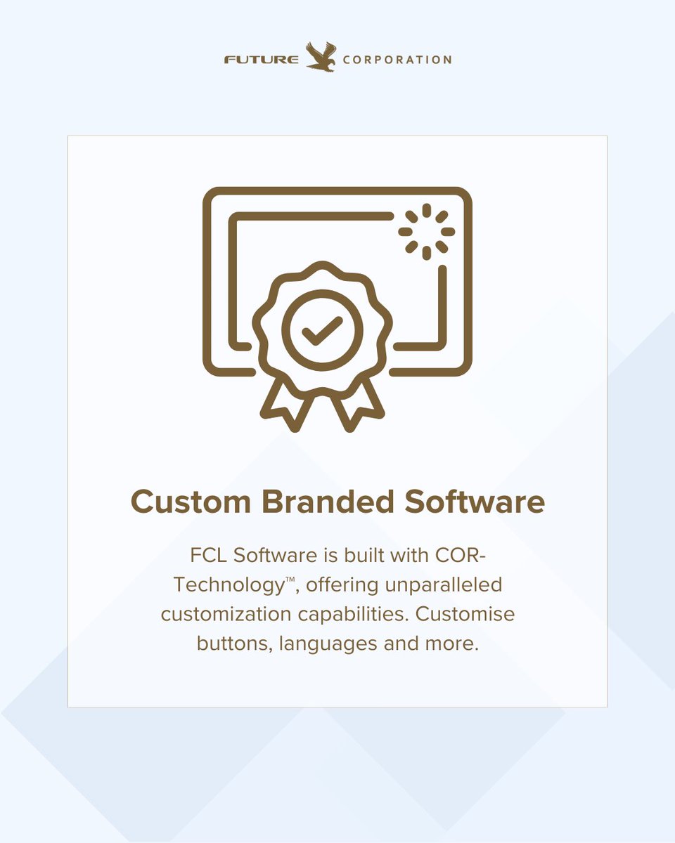 fclsoftware's tweet photo. Experience the power of FCL Software with COR-Technology™. Fully customise buttons, languages, and more for a software solution that’s uniquely yours.

#fclsoftware #design #software #designsoftware https://t.co/jb9wq6iFhY