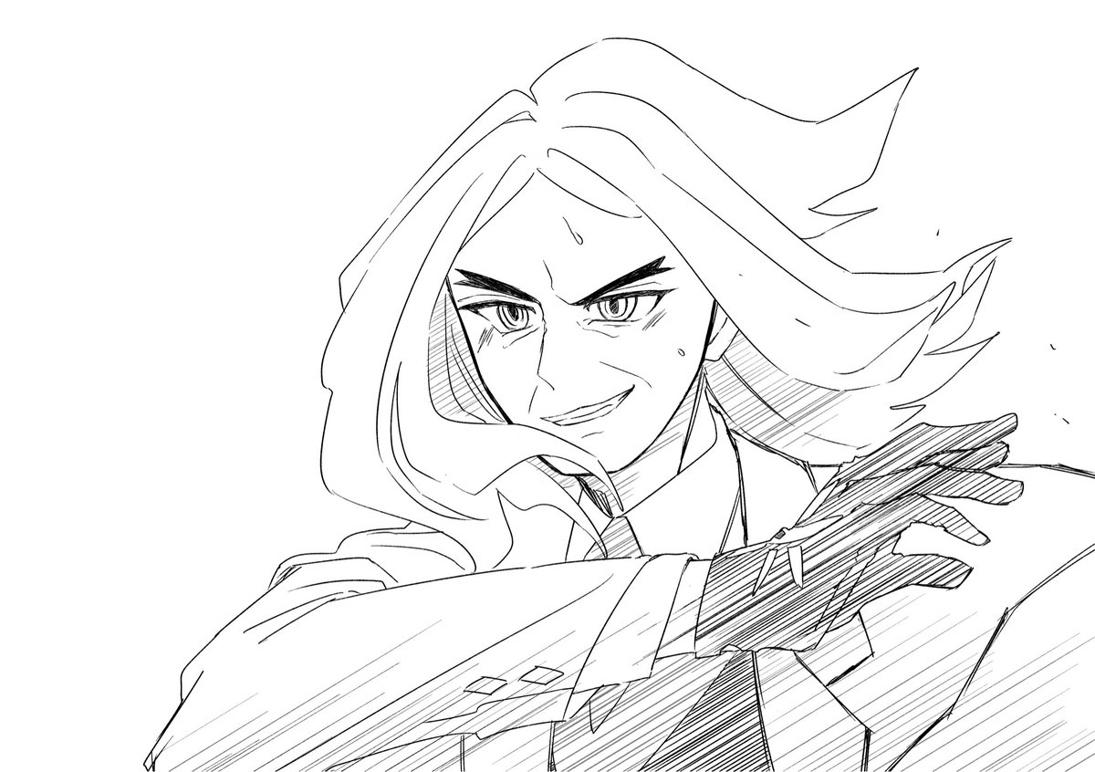 こちらの投稿のファンアートです😭