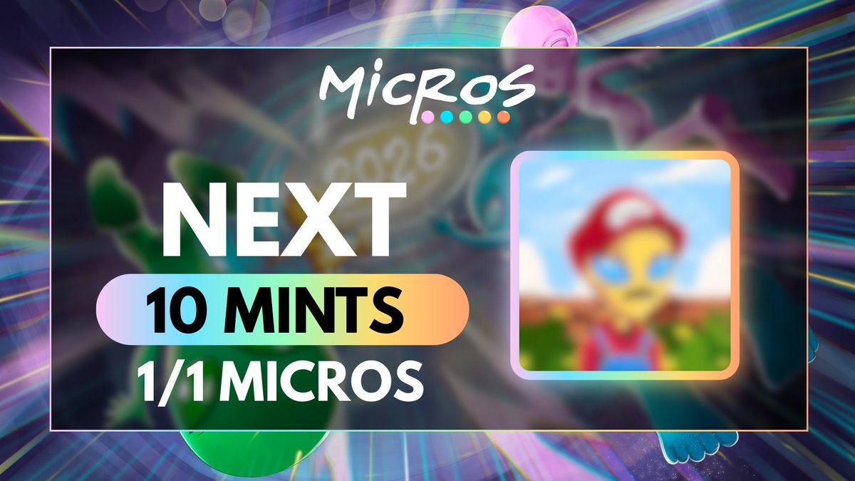 Last spot available!

Mint -> Participate in a 10 spot wheel for a custom 1/1 Micro!
