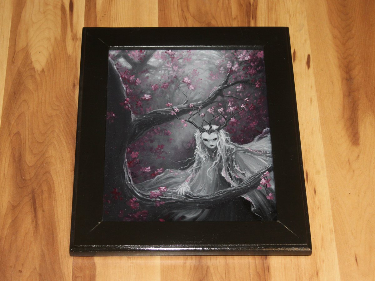 Today's little painting has a little spooky spirit 👻
8x10" oil painting, available now
Painting: etsy.com/listing/444315…
Store: etsy.com/shop/ScenesbyC…
 via <a href="/Etsy/">Etsy</a>