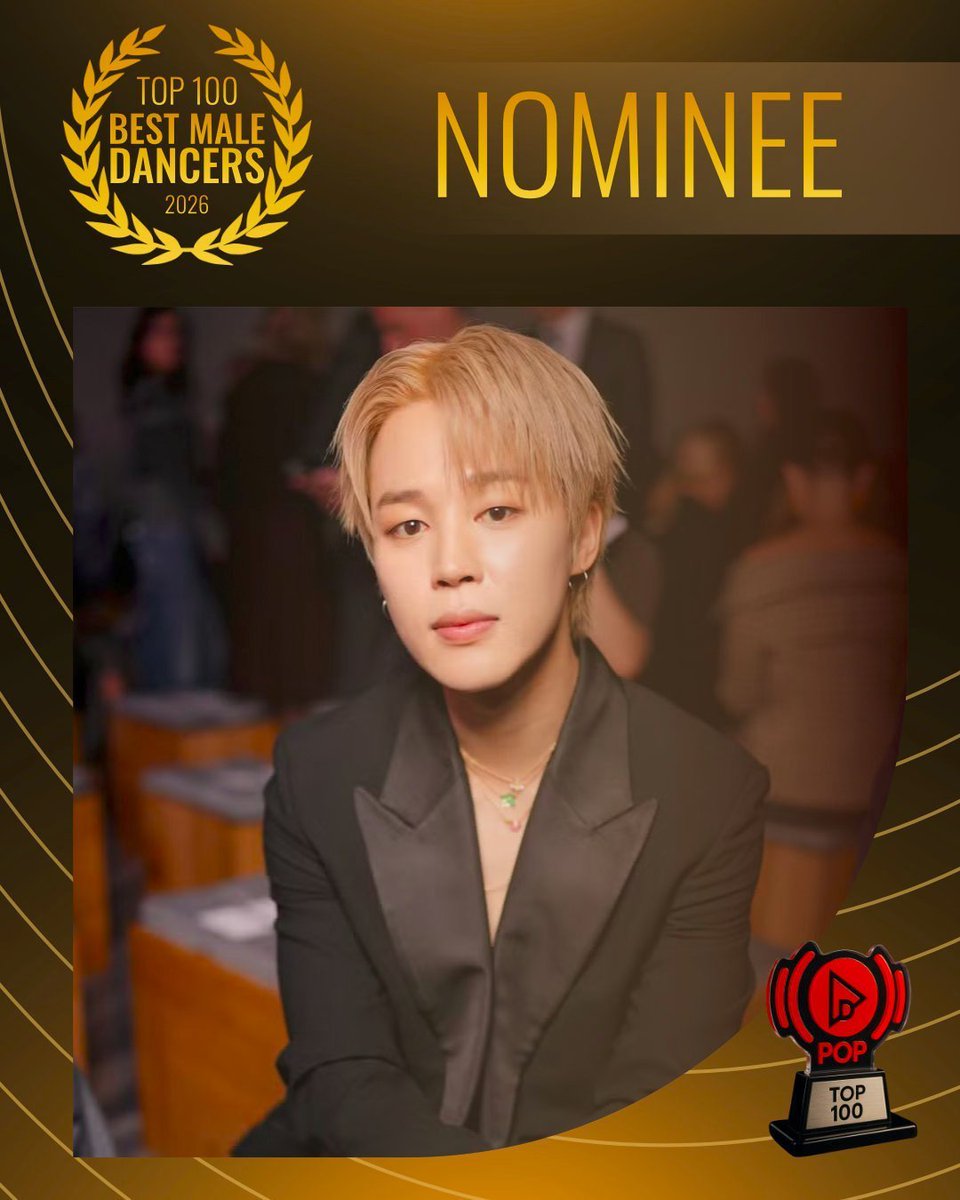 JIMIN (BTS) is nominated for Best Male Dancer 🏆

👉 LAST DAYS TO VOTE!!!
🔗 VOTE: dabeme.com.br/top100s/