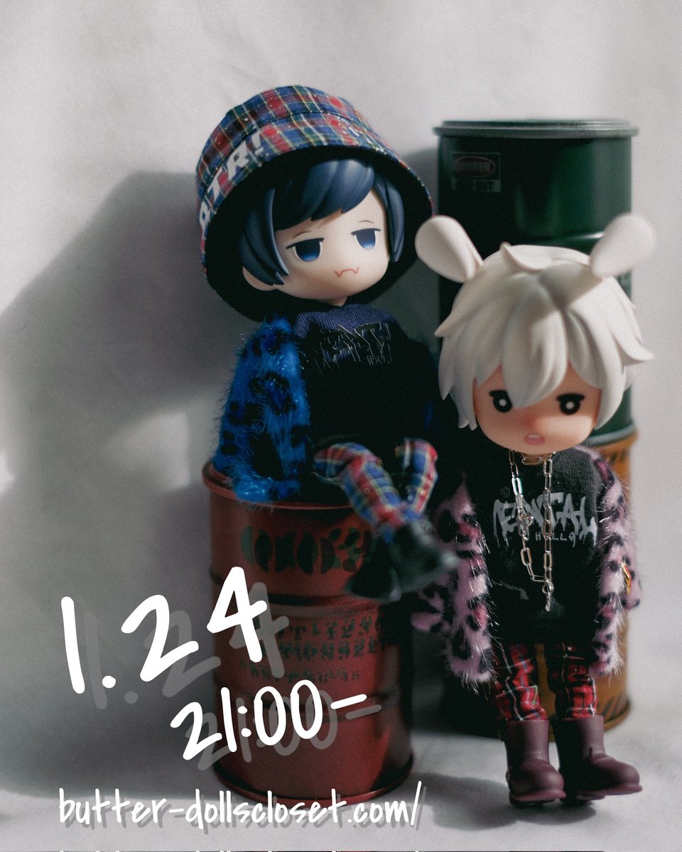 こんにちは！本年もどうぞよろしくお願いいたします✧プレビュー公開いたしました。ご来店お待ちしております~！butter-dollscloset.com