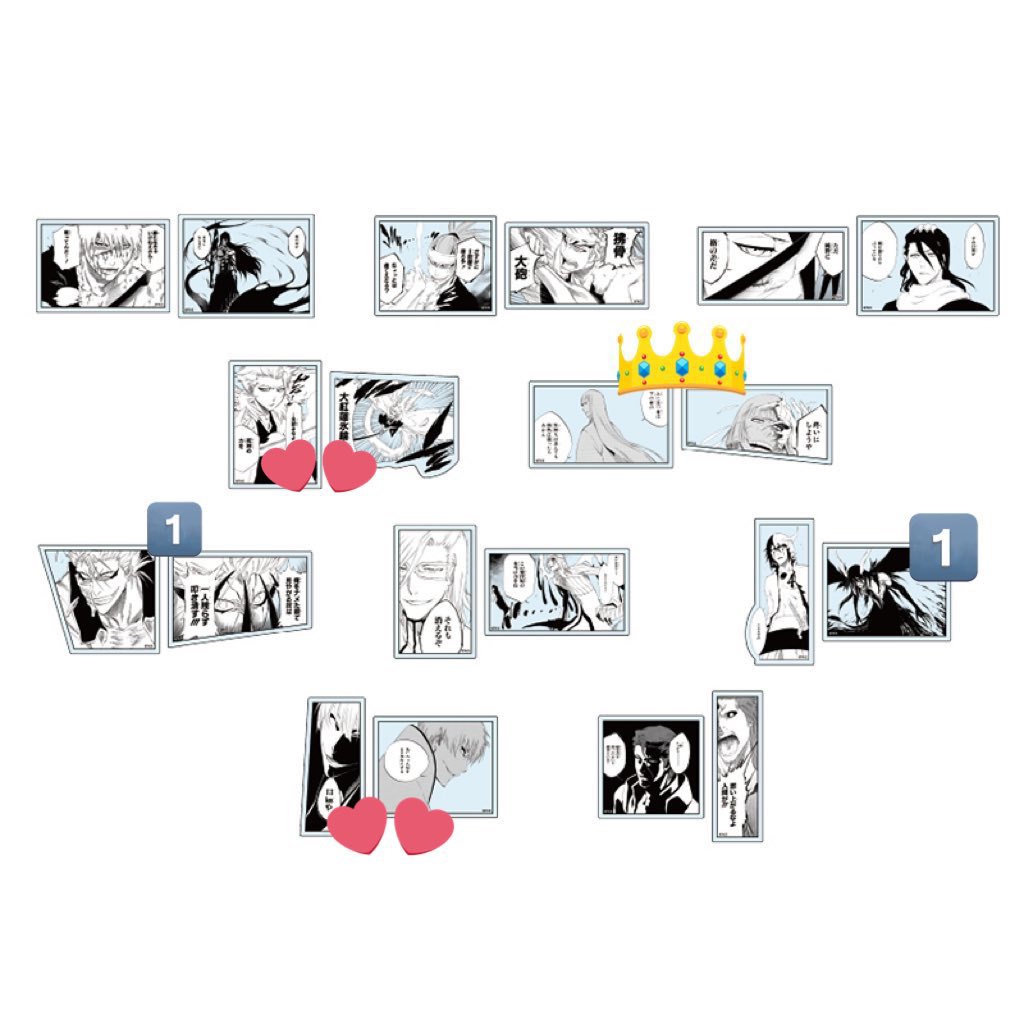 交換・譲渡】BLEACH ジャンフェス JF クリアステッカーコレクション