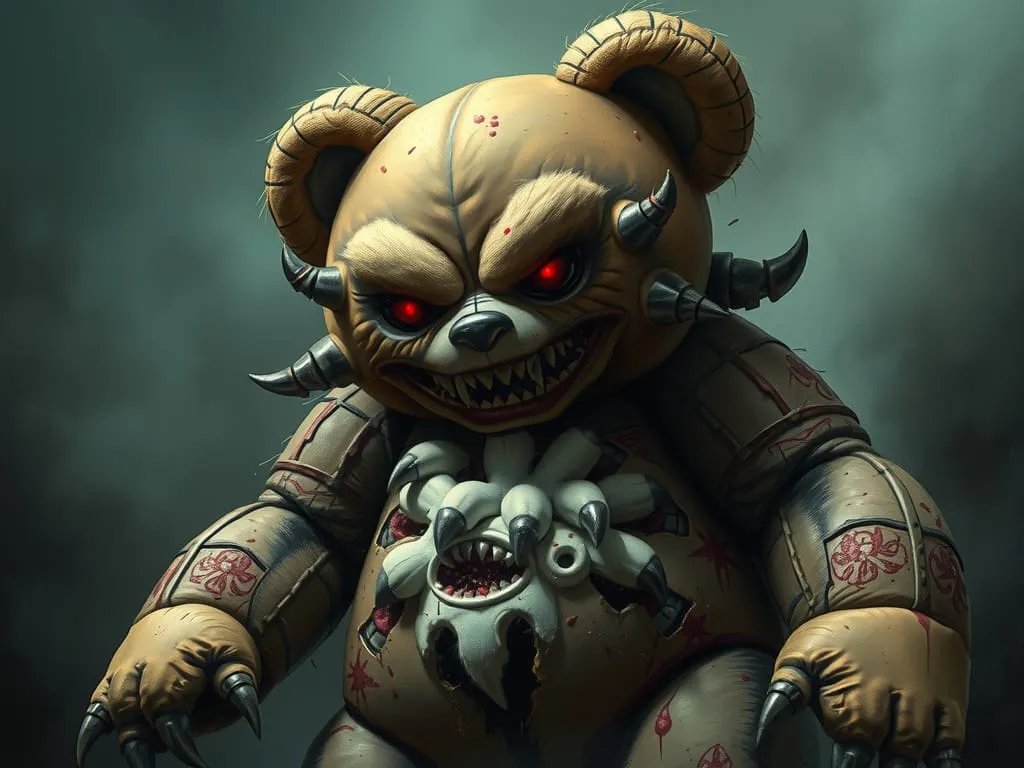 OzgurCreativity's tweet image. Corrupted teddy time :)