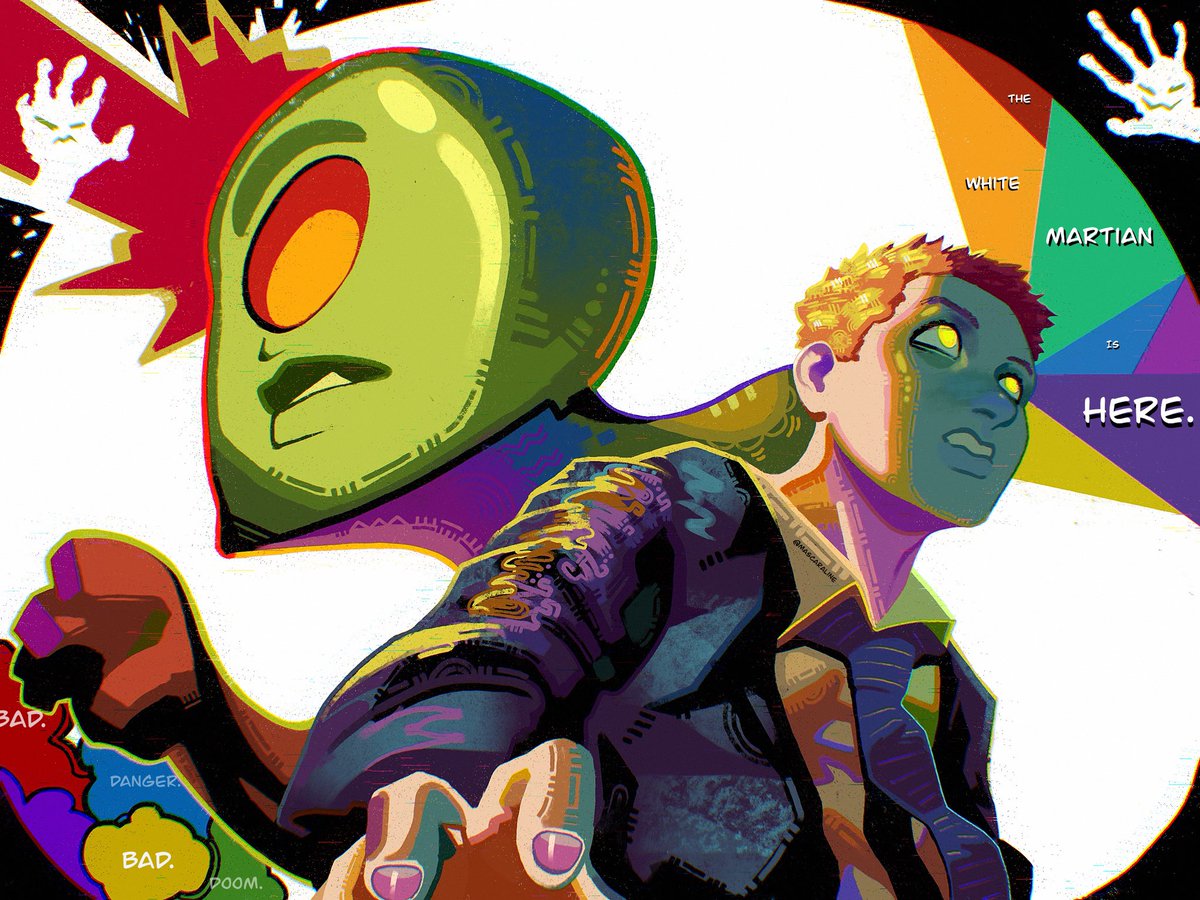 mascaraline's tweet photo. Absolute Martian Manhunter https://t.co/BBclNO7btR