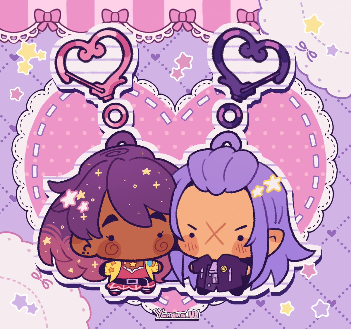 cutesy isakaxy cm i got from @/yanana_UA on vgen! ⭐️💜🌙