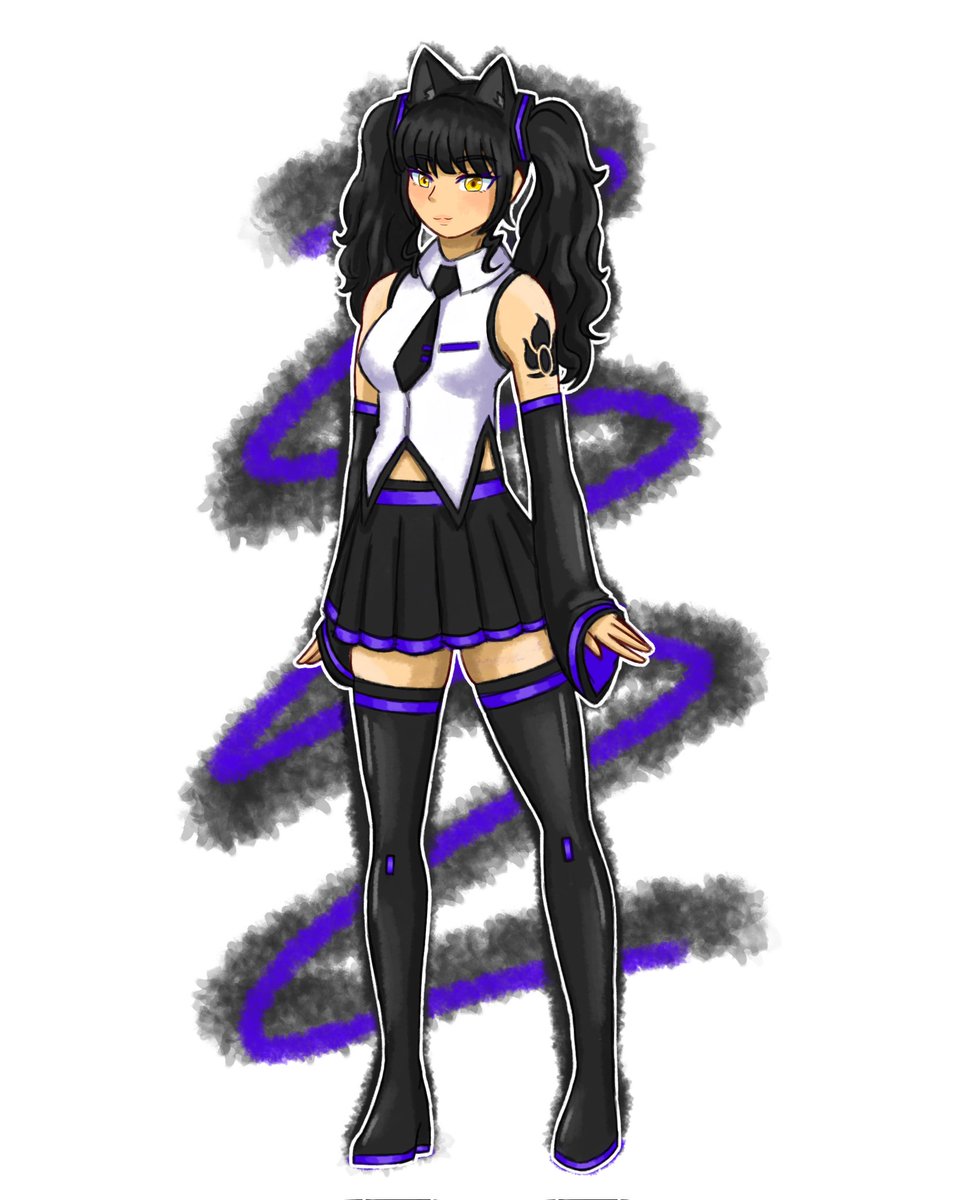 WHY DID SHE COME OUT SO AGGHHHHH I LOVE IT
#rwby #blakebelladonna #HatsuneMiku