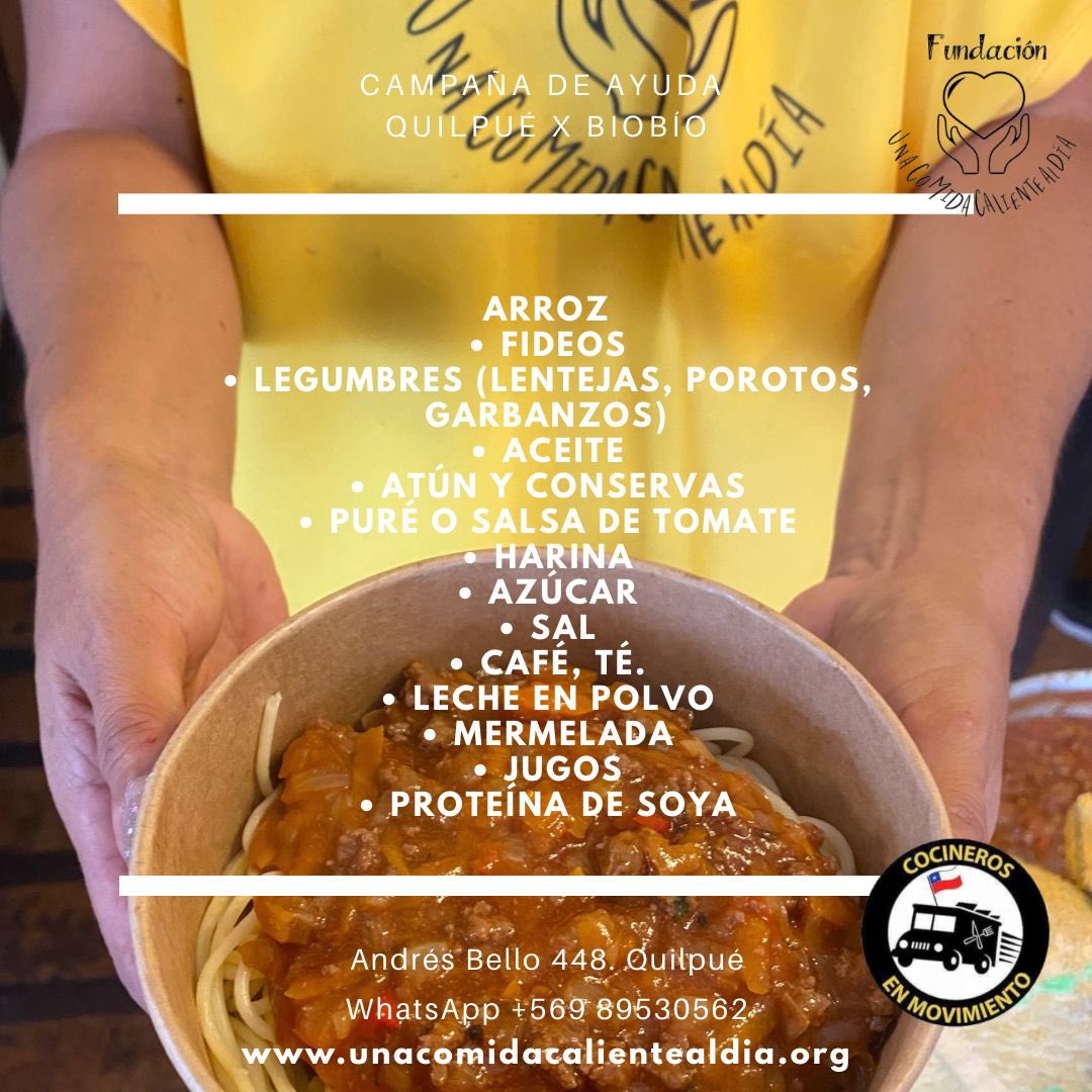 Una comida caliente al día tweet media