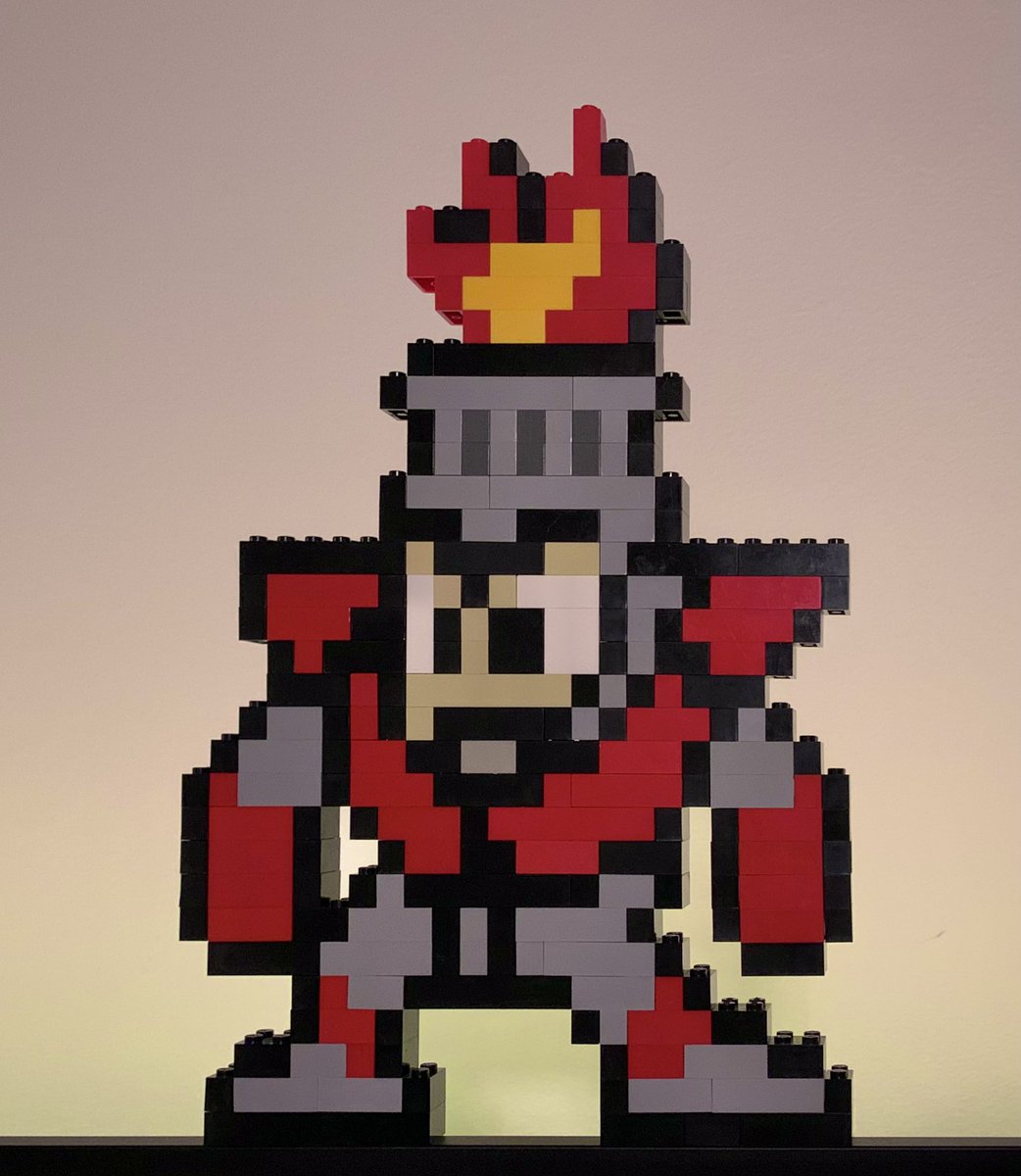 MEGO__MAN's tweet image. #FireMan #MegaMan #LEGO