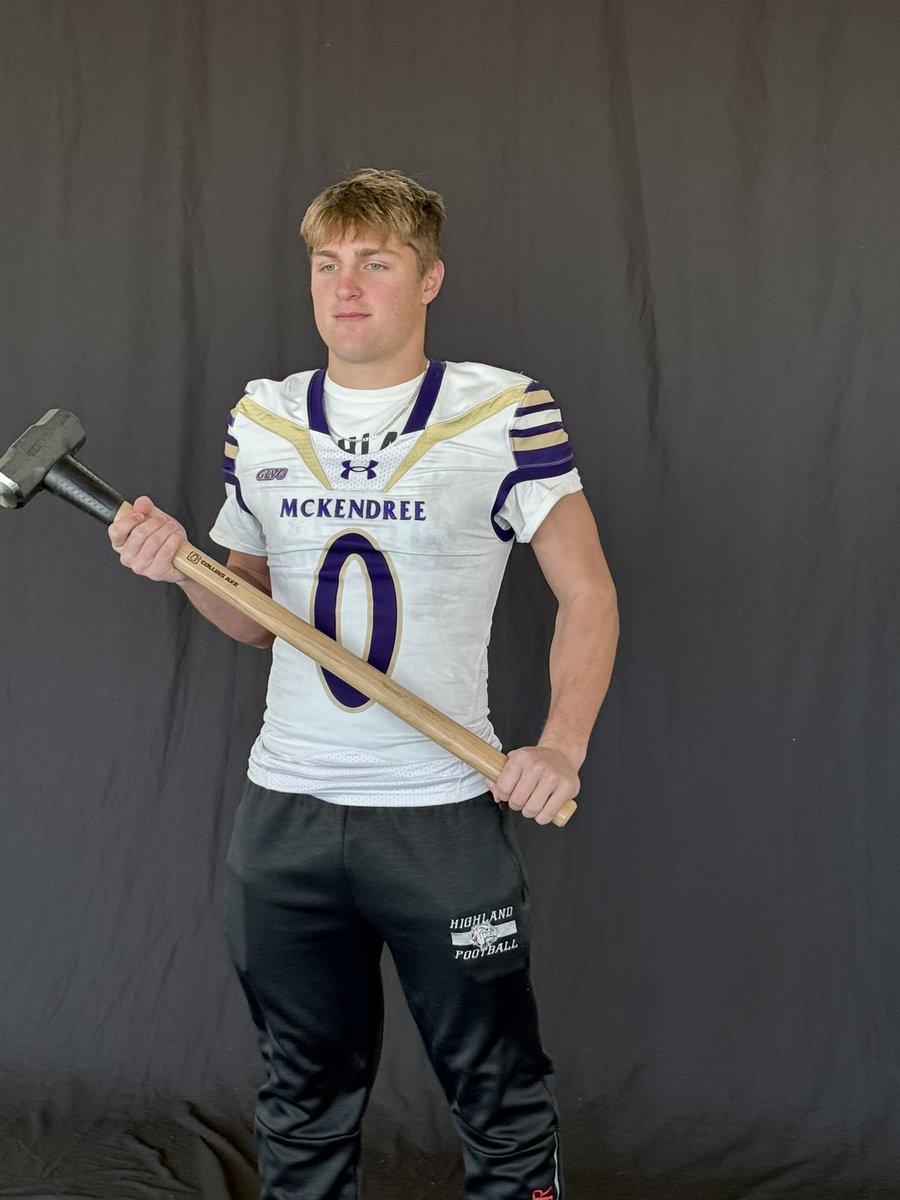 RindererWyatt's tweet photo. After a great visit with @CoachRejfek and @CoachHall_FB I’m blessed to say I have received an offer from @Mckendree_FB!!! #CollegeOffer #D2Offer #NCAAFootball #FootballRecruiting https://t.co/1x3v1JFEoa
