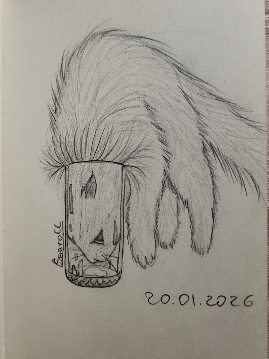 Saaro_CC's tweet photo. Saw a hilarious cat tiktok and people started drawing the furball involved, so I decided to join in on the fun!

So we have the kitty for yesterday's doodle and our bard from me and my friend's pathfinder party as this cat for today's doodle ^-^

#myart #cats https://t.co/Kg24fgjzDX