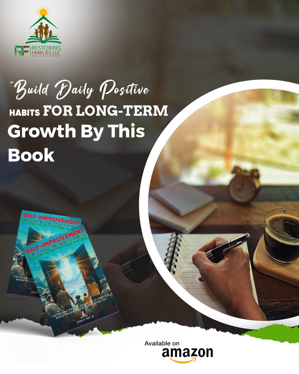 johnflveyjr's tweet photo. This book  teaches you how to create positive routines that lead to lasting change.  Consistency is the key—start building your best life one day at a time!

Build your habits—start your journey now at: https://t.co/m85rHtAhKc

#DailyHabits #ConsistentGrowth #PositiveRoutine https://t.co/YLILzqCfYs