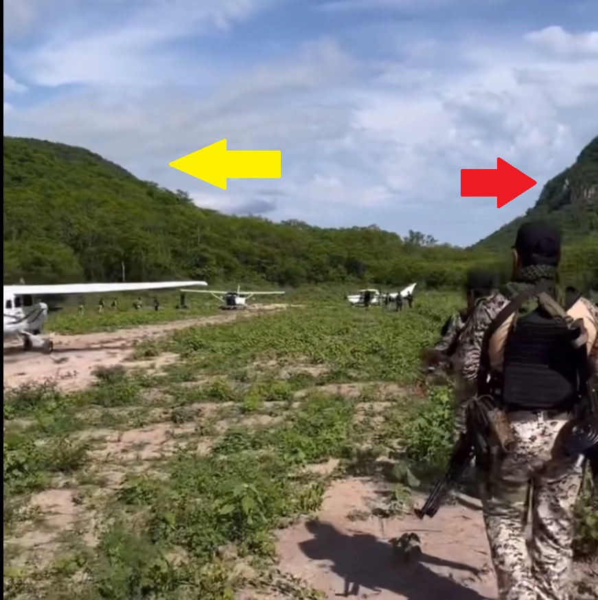 HALIP0N's tweet photo. Geolocation:

CDS sicarios await the arrival of a plane on a clandestine airstrip in the sierras of Sinaloa. These sicarios are said to be people of el Mingo, a Mayiza lieutenant based in nearby San José de Gracia.

Las Tatemas, Mpio. de Sinaloa, Sinaloa

25.99958, -108.16148 https://t.co/rjW7a031Nz