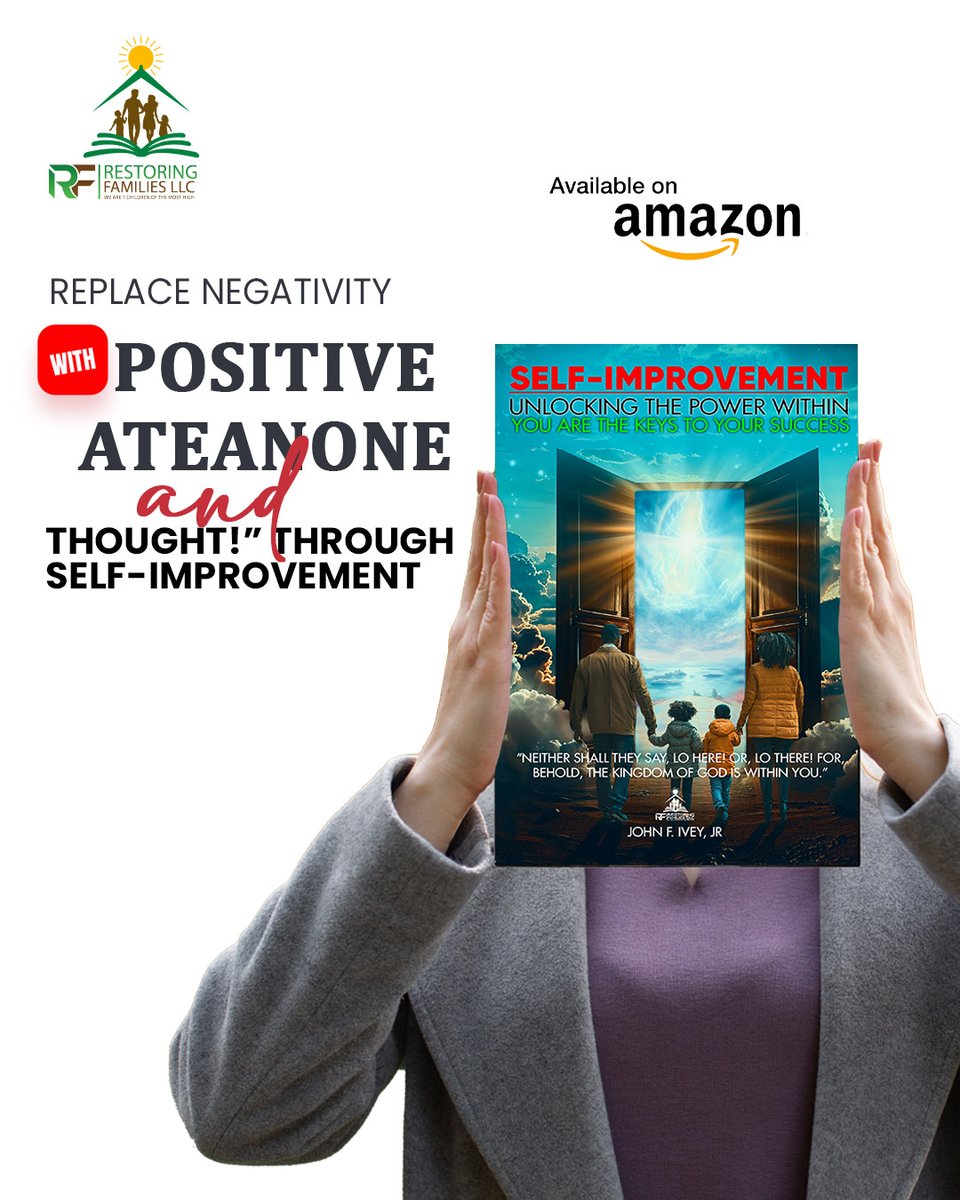 johnflveyjr's tweet photo. Don’t  let negativity control your life. .choose positivity and watch your  life transform step by step.

Step into positivity—get your copy now at: https://t.co/m85rHtAhKc

 #PositiveAction #MindsetShift #OvercomeNegativity #SelfImprovement #TakeControl https://t.co/myzeL6QqlN