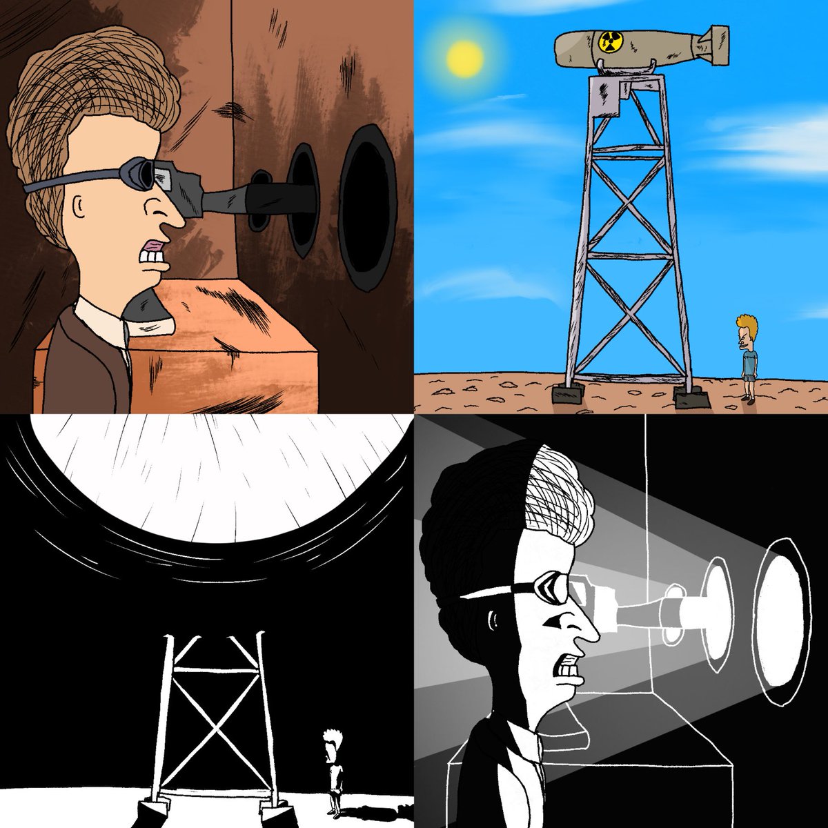 venomcringebaby's tweet image. “Uh-heh-heh-heh… I’ve like become death, Uh-heh-heh, destroyer of worlds Uh-heh-heh-heh.” - Buttenheimer

#bbhtwt #BeavisAndButthead